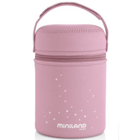 Термос для еды детский Minilald Silky Thermos, 600 мл, цвет розовый-1