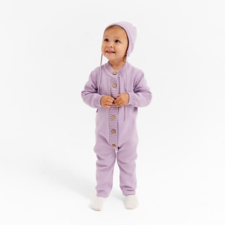 Combine Children's Knitted Minaku, height 80-86, lavender color-1