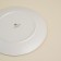 Dining porcelain SL Home "Wave in Stone", D = 20.5 cm, white color