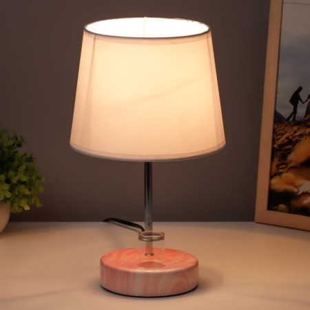 Aelita table lamp 1x40W E14 pink 18x18x31cm Risalux-2