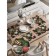 A set of napkins for setting the table "Festive decoration", rectangular, rounded edges, size 30x46 cm, 4 pcs