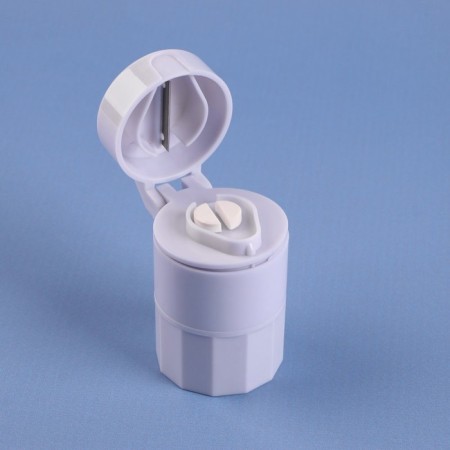A tabletire with a tablet cut, a crush and a minzurka, d = 4 × 6.5 cm, white color-9