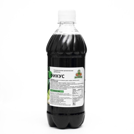 Liquid fertilizer for ficus and palm trees, new flower grinder, 0.5 liters-1
