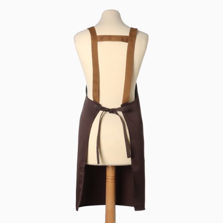 Apron Ethel Cols. Korichnoye, 69*74 cm, 100% p/e-4
