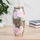 Kapuchino vase with painting on painted glass, D-7; 10x23 cm