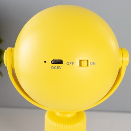 Octopus table lamp LED 2W USB AKB yellow 6x6x20.5 cm Risalux-10