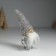 Suvenir Polystone "Santa Claus in a gray knitted cap, with a star" MIX 5x3.5x13 cm