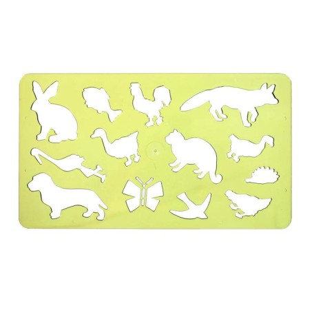 Koh-I-Noor stencil, "animals II"