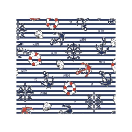 Organizer in a bath on suction cups "sea plot", for storing toys and trifles, size 33x39 cm-1