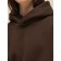 Children's sweatshirt, height 122 cm, chocolate color