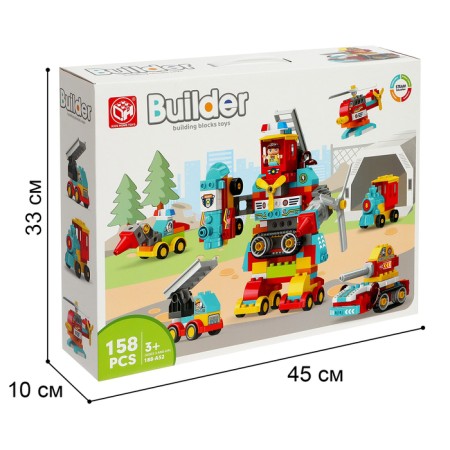 Designer "Robot transformer", 158 parts-4