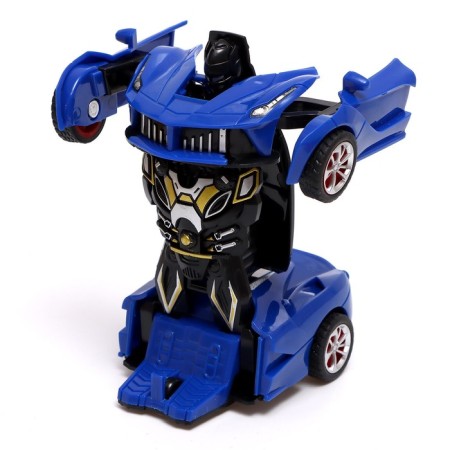 Inertial “sports car” robot, transforms in a collision, mixing color-2