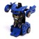 Inertial “sports car” robot, transforms in a collision, mixing color