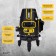 Laser level Deli DL332303 102966, 3 rays, 635 nm, ± 3 degrees, ± 1.5 mm/m, 360 °