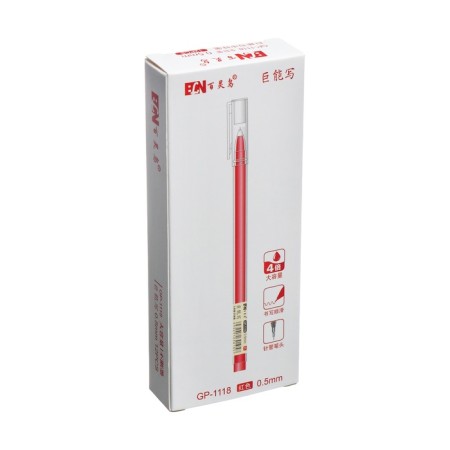 Gel pen 0.5mm red, hill, needle writing node-4