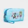 Cosmetic bag with lightning, blue color