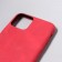 Luazon cover for the iPhone 11 Pro, with a compartment for cards, leatherette, red