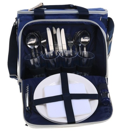 Thermosuma "Arctic", with a set for a picnic for 4 people, 13.5 l, 31 x 34 x 24 cm-8
