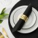 Ring for napkin "Drops", 5.5 × 4.5 × 3 cm, gold color