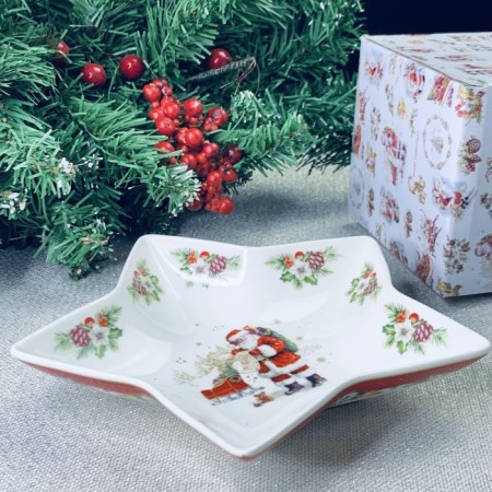 Lenardi "New Year" dish, length 20 cm