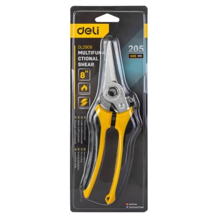 Building scissors Deli DL2908 118993, 48-52 HRC, 205 mm-4