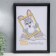 Photo frame plastic L-5 21x30 cm black (plastic screen)