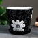 Flower Pot "ANEMONA" Black, 2.4 liters