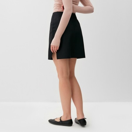 Women's skirt Minaku: Casual Collection Black Color, Rr. 42-3