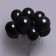 Latex ball 18 ", pastel, black, set 25 pcs.