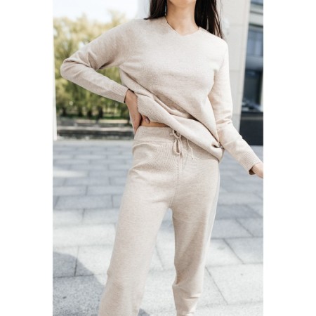 Female ISEE suit, size 50, beige color-13
