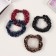 Hair gum "Madisson" shine, 6 cm, mix