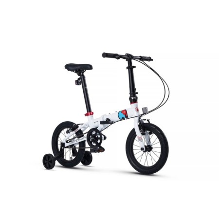 Bicycle 14 ’’ maxiscoo S007 Pro, white color-1