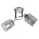 Chandelier "Erion" 2he27 40W chrome 48x26 cm