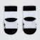 Children's socks "Panda", white color, size 7-8