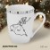 Mug New Year's Dula "FALIC TALE", 330 ml, for tea, porcelain, white