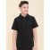 Polo for the boy Pelican, height 140 cm, black color