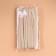 The elastic band is becoming, with an openwork edge, 10 mm, 10 ± 0.5 m, beige color