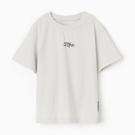 T-shirt for a boy, color gray ice, height 104-110 cm-2