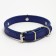 Collar "crown" with metal decor and rhinestones, 36 x 1.4 cm, Osh 24-31, blue