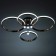 Lamp "Lux" 4XLED 140W gold 67x71x24 cm Bayerlux
