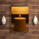 Decorative table lamp Arte Lamp Jishui A5036LT-1BR, E27, 60 W, 18x18x40 cm, golden, beige
