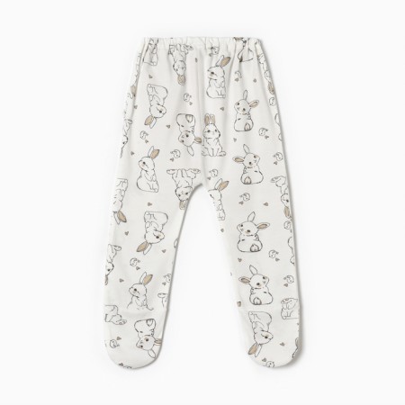 Children's sliders, white/bunnies, height 80-3