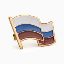 Значок "Флаг России" 2 х 3.5 см