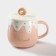 Ceramic mug "Delicate ice cream", 380 ml, color mix