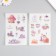Stick Paper "Summer street" set of 6 sheets 18.6x10 cm
