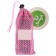 Aspander-Lenter Elastic with captures, 90 x 4 cm, medium, pink color