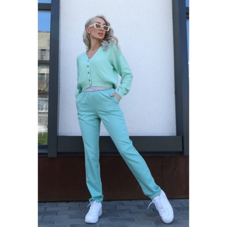 Cardigan female, size 46, mint color-14