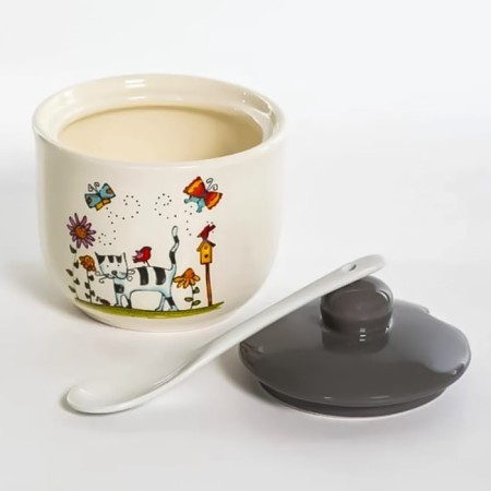 Sugar with a spoon of Elrington "Striped Cat", 32 ml-3