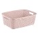 Hobbylife Rattan basket, size m, with handles, 19.5x26x9 cm, color mix