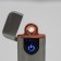 Electronic lighter, spiral, sensor, USB, silver, 7.9 x 3.1 cm